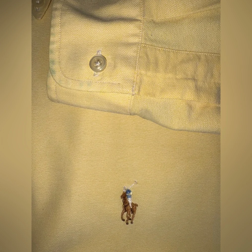 Ralph Lauren Yarmouth 100% Cotton Button‎ Down Shirt Oxford 16 1/2 x 32 Preowned